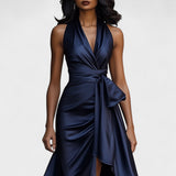 Ema - Satenska svečana haljina sa volanima