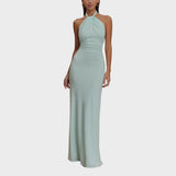 Milica - Slinky Halter Maxi Haljina