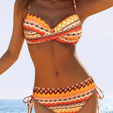 Moda Lusitana - Tkaničasti Bikini za Odmor