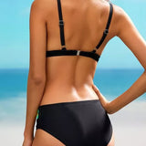 Splitbikini sa prelazom boja