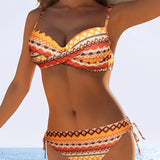 Moda Lusitana - Tkaničasti Bikini za Odmor