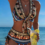Ilona - Geometrijski Boho Bikini