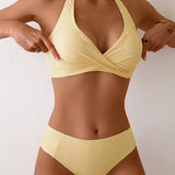 Kristīne - Halter Stil Kupaći Kostim
