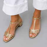 Allegra | Zlatni Sandali Svakodnevne Elegancije