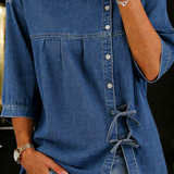Lily™ | Vintage denim bluzа širokog kroja