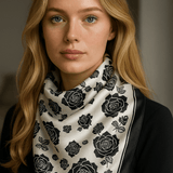 Elodie-huivi (100 % svila – 68 cm)