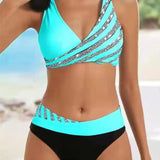 Mona - Drukani bikini u toplim bojama