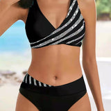 Mona - Drukani bikini u toplim bojama
