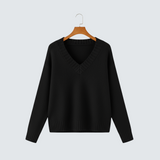 Adéla | Elegantni džemper s V-izrezom