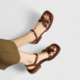 Deliane | Sofisticirane ravne sandale