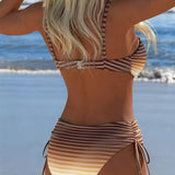 Anete - Prugasti Letnji Bikini