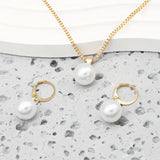 Elegantna Graciozna Perla Ogrlica Set