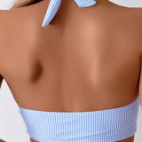 Kristīne - Halter Stil Kupaći Kostim