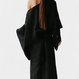 Filipa - Kimono Haljina od Lina i Pamuka sa Pojasom