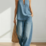 Ivy™ | Vintage denim komplet od dva dela